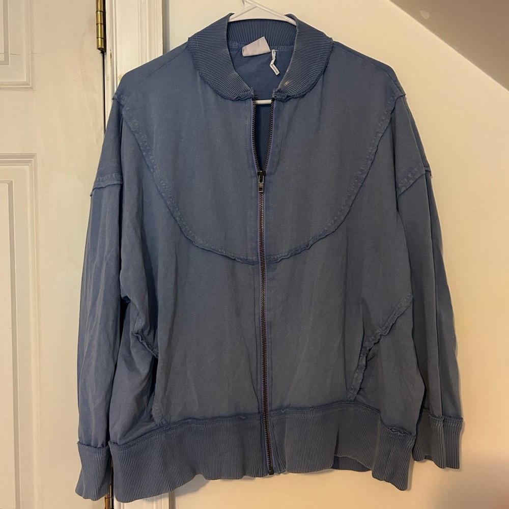 Urban Outfitters Purple/Blue Zip Up Jacket